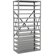 Open Bin Shelving Without Bins by Global Industrial – 12"L x 36"W x 73"H, Alloy Steel, Steel, Model 235030