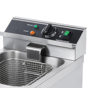 Adcraft 25 lb. / Silver / Fryer Commercial Deep Fryers