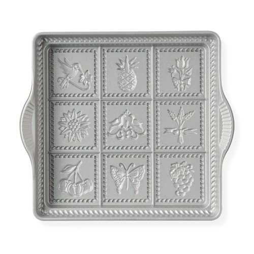 Nordic Ware Non-stick / 9x9 Inches / English Shortbread Specialty & Novelty Cake Pans