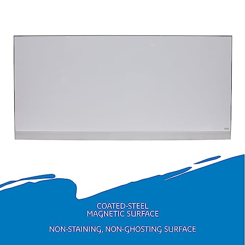 Iceberg Aluminum / 96"W x 46"H / Industrial Dry Erase Boards