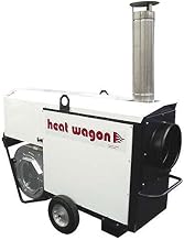 Heat Wagon Indirect Fired Dual Fuel Gas Heater, 400K BTU, 120V, Ductable