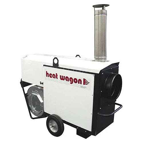 Heat Wagon Indirect Fired Dual Fuel Gas Heater by Heat Wagon Inc – 69"L x 32"W x 52"H, Model VG400