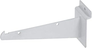 Slatwall Shelf Bracket, 6" White