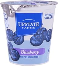 Upstate Farms Nonfat Blueberry Yogurt, 8 Ounce -- 12 per case.