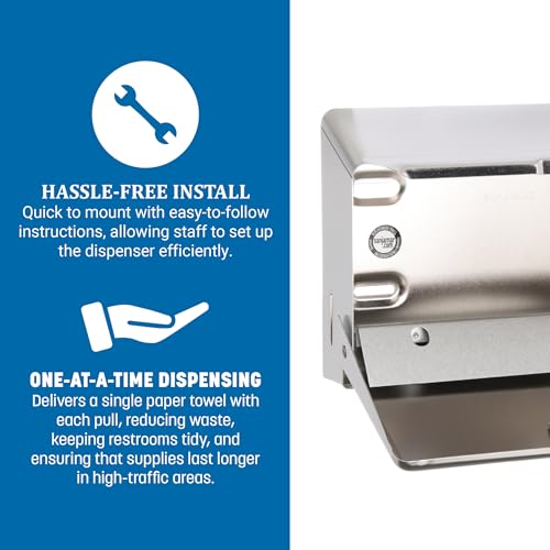 Carlisle FoodService Products Chrome / 250 Multifold/150 C-Fold / 1 Categories