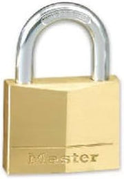 Master Lock 130D Solid Brass Padlock, 1-3/16-inch
