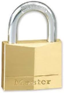 Master Lock 130D Solid Brass Padlock, 1-3/16-inch