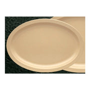 Nessico Oval Platter with Narrow Rim by Yanco – Large, Melamine, Tan, Pack of 24, Model NS-512T