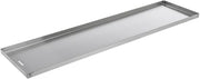 HUBERT Food Pan with Drain Holes Stainless Steel - 30" L x 6" W x 3/4" D