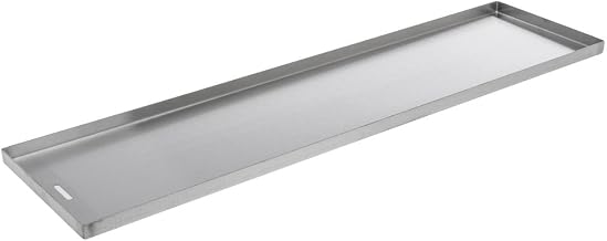 HUBERT Food Pan with Drain Holes Stainless Steel - 30" L x 6" W x 3/4" D