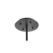 Vera 24 Light Pendant by Lighting Design – Metal, Clear, Model 2550D38BK