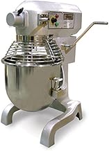 Omcan SP200AT 20 Qt Planetary Dough Mixer With Timer and Guard plus 3 Attachments