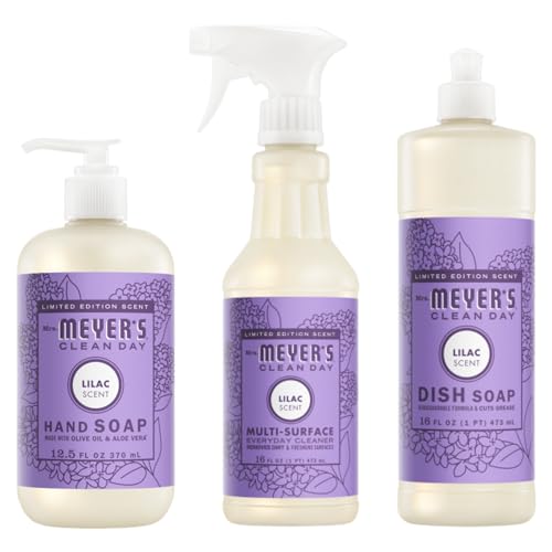 Mrs. MEYER'S Lilac / 3 Count (Pack of 1) / Modern All-Purpose Cleaners