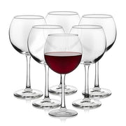 Libbey Balloon Red 6 / 6 count / Vina Wine Glasses