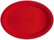 G.E.T. Red Sensation 9-3/4 x 7-1/4" Oval Platter