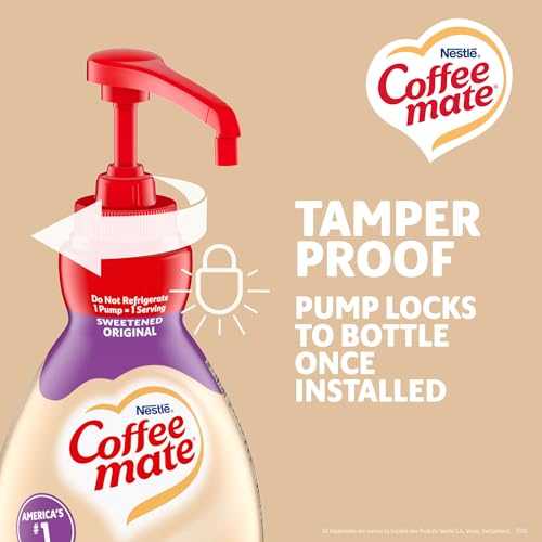 Coffee Mate Pumpkin Spice, Sweetened Original / 50.7 Fl Oz (Pack of 2) / 2 Plant-Based Coffee Creamers