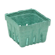 1 Quart Sized Garden Party Berigard Berry Basket Molded Fiber Green | 297/Case by PACTIV – 297 Count, 1.0 quarts, Molded Fiber, Green, Pack of 297