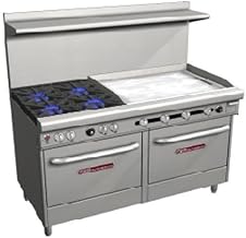 Southbend 4601DD-3TR Range, 60" Wide, 4 Non-Clog Burners with Standard Grates (3