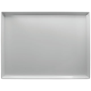 Expressly Rectangular White Melamine Tray - 20" L x 14" W x 1 1/2" H by HUBERT – 20" x 14" x 1.5", Melamine, White, Model 191538026737