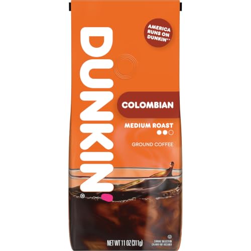 Dunkin' Colombian / 11 Ounce (Pack of 6) / 6 Ground Coffee