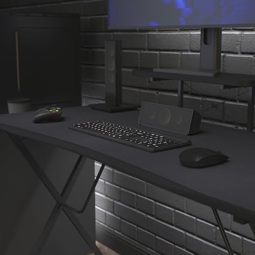 Flash Furniture 23.8L x 45.8W inches / Black / Classic Computers & Accessories