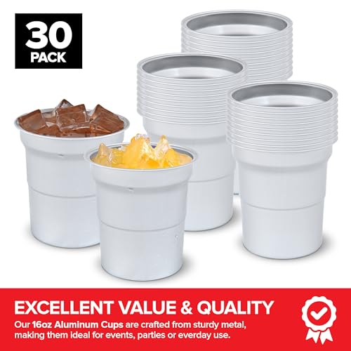 Stock Your Home 16oz / Silver / Casual Cups