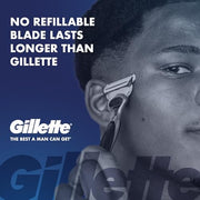 Gillette 4 Count (Pack of 1) / 4 Refills / WHITE Cartridges