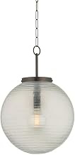 Hudson Valley Lighting 9920-DB Falls Mills Damp-Rated Pendant, 1-Light E26 Medium Base, Distressed Bronze