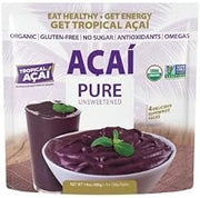 Tropical Acai Organic Acai Authentic Mix, 3.5 oz - Pack of 60