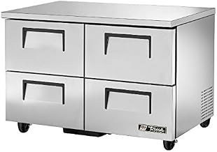 True TUC-48F-D-4-HC 48" Two Section Undercounter Freezer, Four Drawers