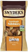 Snyders Of Hanover Sourdough Nibblers Pretzel, 3.5 Ounce -- 8 per case.