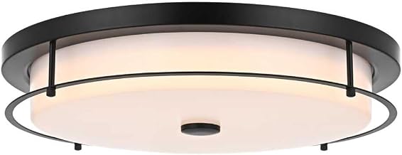 Kolson 20" Led Flush Mount in Black