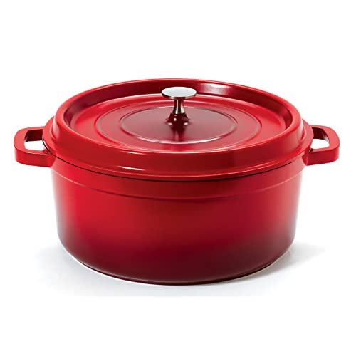 GET 6.5 Quart / Round / Red Dutch Ovens