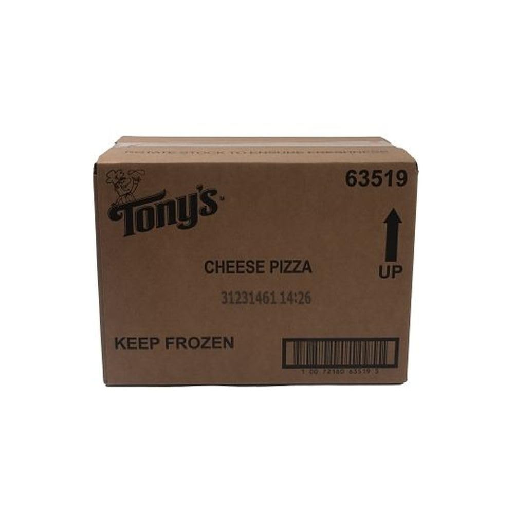 Tony's Cheese Par-Baked Frozen Pizza Bulk Pack - 5.5 Oz Single Serve Personal Pizzas (54 Count by Schwans – Pack of 54