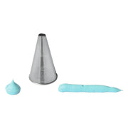 Ateco Decorating Plain Round Pastry Tube # by August Thomsen – Steel, Silver