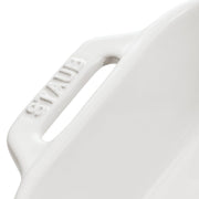 Ceramic Rectangular Baking Dish by STAUB – 10.5x7.5-inch, 2.5 quarts, Ceramic, White, Model 40508-593