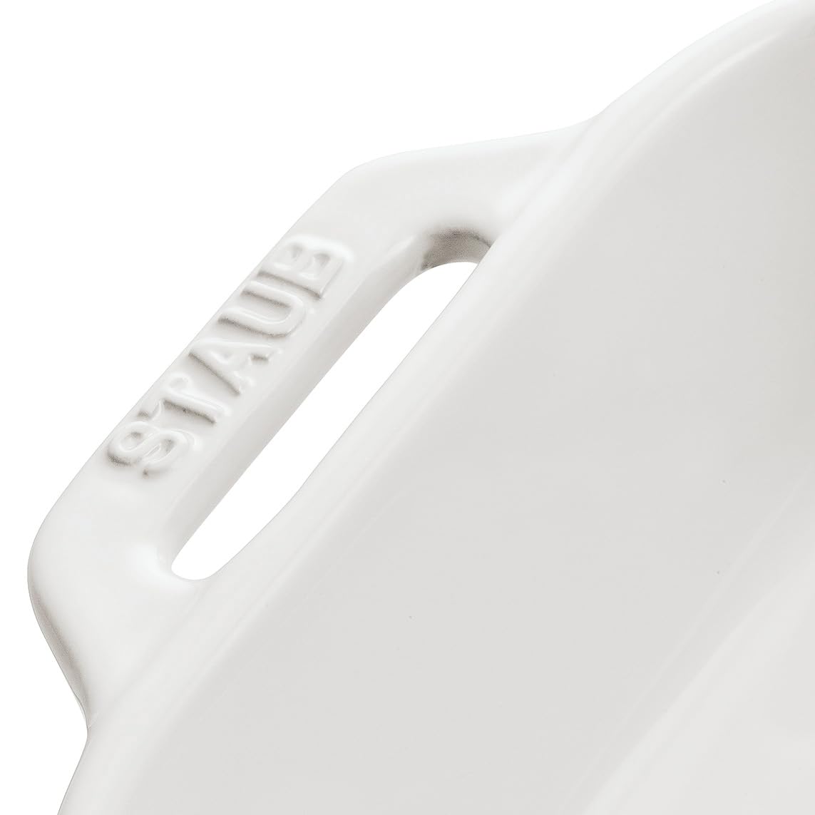 Ceramic Rectangular Baking Dish by STAUB – 10.5x7.5-inch, 2.5 quarts, Ceramic, White, Model 40508-593