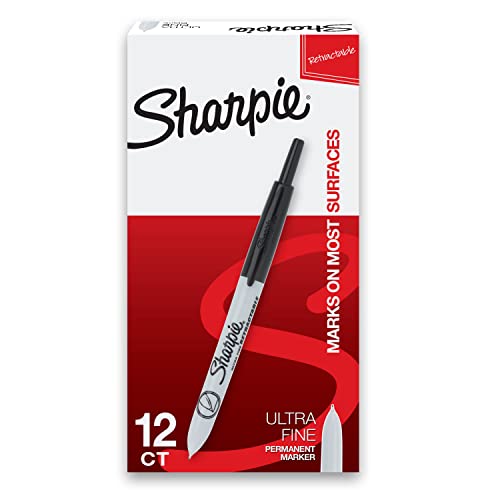 Sharpie 12-Count / 12 Count Black / Black Permanent Markers