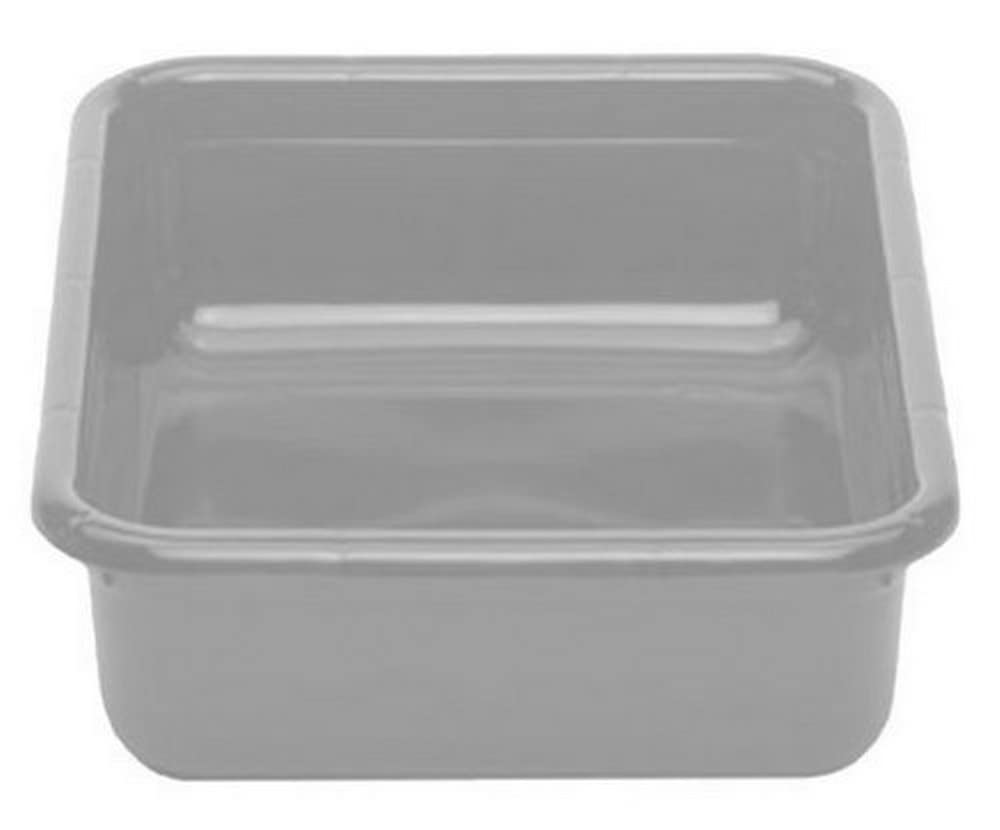 () 15" x 20" Flat-Bottom Bus Box - Poly Cambox® [Case of 12] by Cambro – 20-Inch, Plastic, Light Gray, Model 1520CBPF180