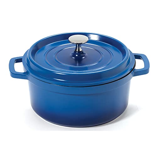 GET 2.5 Quart / Round / Blue Dutch Ovens