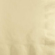 Creative Converting Club Pack Solid Tableware Ivory Beverage Size, Box of 1200 Ivory 2Ply Napkins