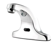 Metal Krowne 16-197 4" Center Deck Mount Electronic Faucet – Chrome Plated Brass, Gray, Model 16-197_397391