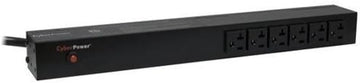 CyberPower PDU20BT6F10R Basic PDU, 100-125V/20A, 16 Outlets, 1U Rackmount