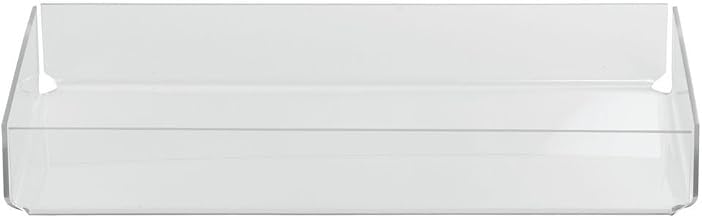 Cal-Mil Rectangular Clear Plastic Tray Replacement - 5 1/4"L x 11"W x 2"H