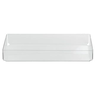 Cal-Mil Rectangular Clear Plastic Tray Replacement - 5 1/4"L x 11"W x 2"H by CAL MIL PLASTIC PRODUCTS INC – Plastic, Clear, Model 688640144089