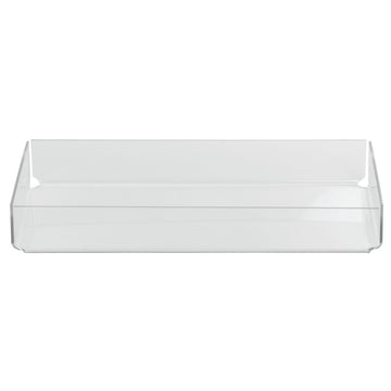 Cal-Mil Rectangular Clear Plastic Tray Replacement - 5 1/4"L x 11"W x 2"H by CAL MIL PLASTIC PRODUCTS INC – Plastic, Clear, Model 688640144089