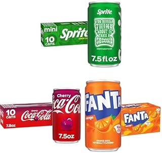 7.5oz 10pk Bundle of Cherry Coke, Sprite, and Fanta Orange