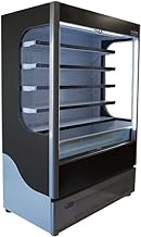 Ojeda ALPA120 Open Air Merchandiser with 23.87 cu. ft. Capacity, in Black