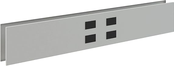 Interion Modular Partition Raceway Power Kit with Data for Desktop Raceway, 48"W