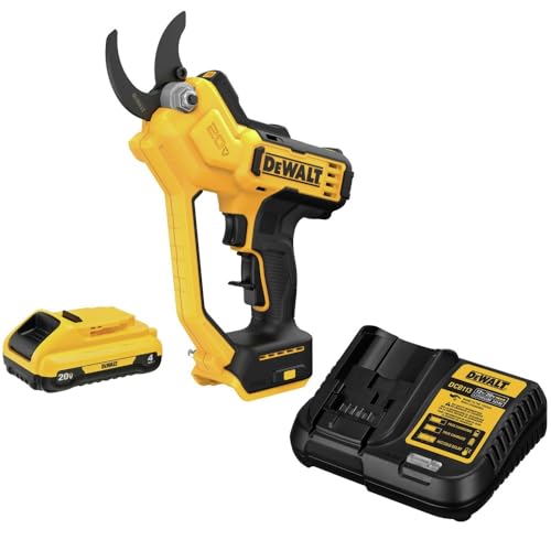 DEWALT Pruner w/ Battery and Charger Kit / 1.5 inches / Yellow Scissors